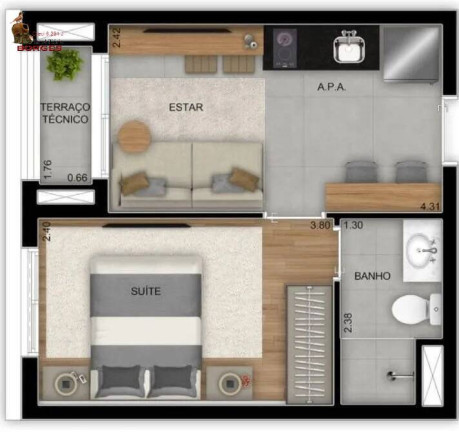 Imagem Apartamento com 1 Quarto à Venda, 28 m² em Jardim Prudência - São Paulo Imagem Apartamento com 1 Quarto à Venda, 28 m² em Jardim Prudência - São Paulo