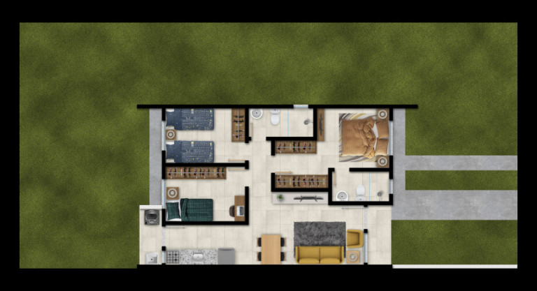 Imagem Casa de Condomínio com 1 Quarto à Venda, 33 m² em Morada Do Vale Ii - Gravataí Imagem Casa de Condomínio com 1 Quarto à Venda, 33 m² em Morada Do Vale Ii - Gravataí