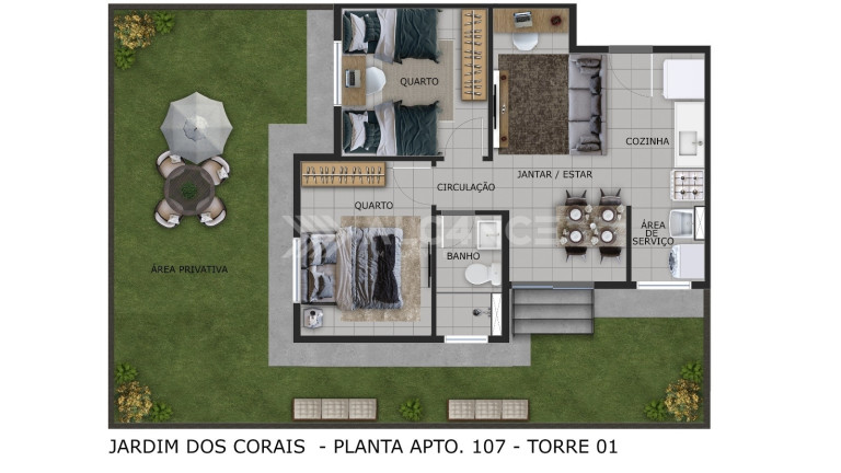 Imagem Apartamento com 2 Quartos à Venda, 42 m² em Portal Do Sol - João Pessoa Imagem Apartamento com 2 Quartos à Venda, 42 m² em Portal Do Sol - João Pessoa