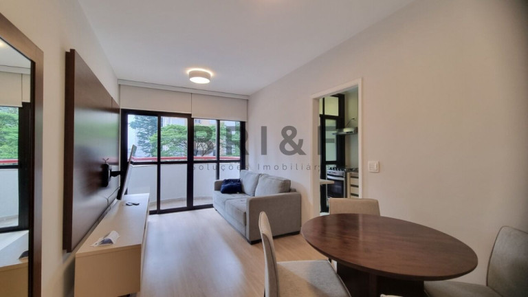 Imagem Apartamento com 1 Quarto para Alugar, 52 m² em Brooklin - São Paulo Imagem Apartamento com 1 Quarto para Alugar, 52 m² em Brooklin - São Paulo
