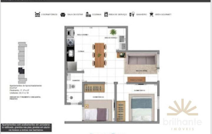Imagem Apartamento com 2 Quartos à Venda, 47 m² em Vila Regente Feijó - São Paulo