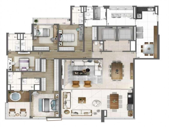 Imagem Apartamento com 4 Quartos à Venda, 34.300 m² em Itaim - São Paulo Imagem Apartamento com 4 Quartos à Venda, 34.300 m² em Itaim - São Paulo