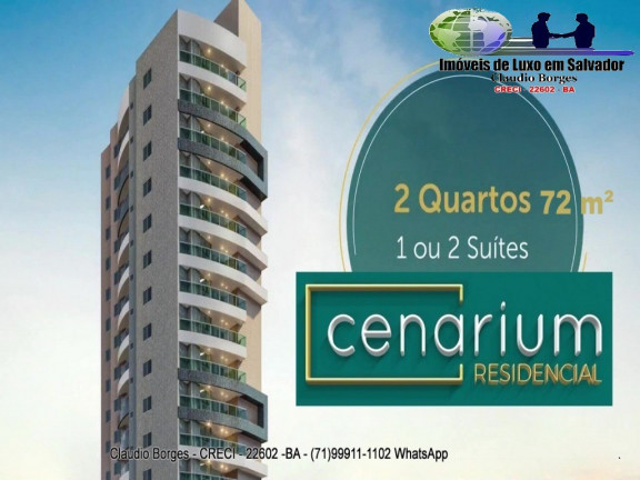 Imagem Apartamento com 2 Quartos à Venda, 72 m² em Caminho Das árvores - Salvador Imagem Apartamento com 2 Quartos à Venda, 72 m² em Caminho Das árvores - Salvador