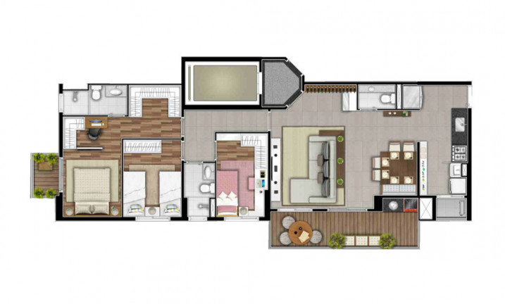 Imagem Apartamento com 3 Quartos à Venda, 109 m² em Alphaville - Barueri Imagem Apartamento com 3 Quartos à Venda, 109 m² em Alphaville - Barueri