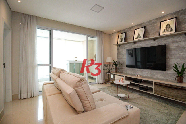 Imagem Apartamento com 1 Quarto para Alugar, 95 m² em Aparecida - Santos Imagem Apartamento com 1 Quarto para Alugar, 95 m² em Aparecida - Santos