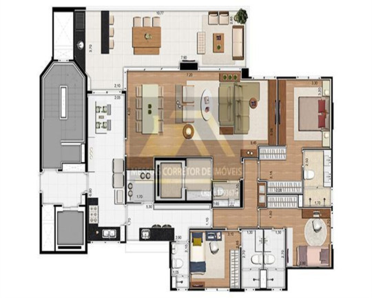 Imagem Imóvel com 4 Quartos à Venda, 316 m² em água Branca - São Paulo