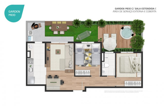 Imagem Apartamento com 1 Quarto à Venda, 37 m² em Jardim Barro Branco - Cotia Imagem Apartamento com 1 Quarto à Venda, 37 m² em Jardim Barro Branco - Cotia