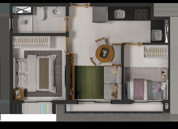 Imagem Apartamento com 2 Quartos à Venda, 34 m² em Vila Monte Alegre - São Paulo Imagem Apartamento com 2 Quartos à Venda, 34 m² em Vila Monte Alegre - São Paulo