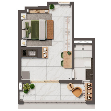 Imagem Apartamento com 1 Quarto à Venda, 34 m² em Ipiranga - São Paulo