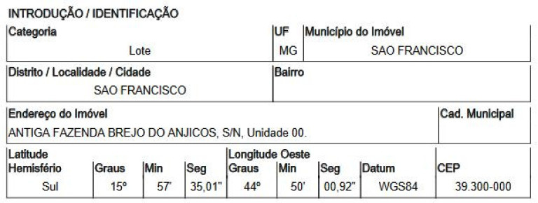 Imagem Terreno à Venda, 6.547 m² em Antiga Fazenda Brejo - Sao Francisco