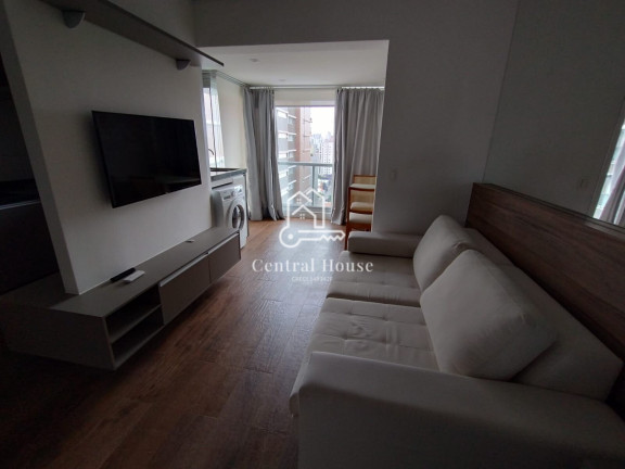 Imagem Imóvel com 1 Quarto para Alugar, 37 m² em Moema - São Paulo