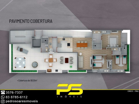 Imagem Apartamento com 1 Quarto à Venda, 35 m² em Tambauzinho - João Pessoa Imagem Apartamento com 1 Quarto à Venda, 35 m² em Tambauzinho - João Pessoa