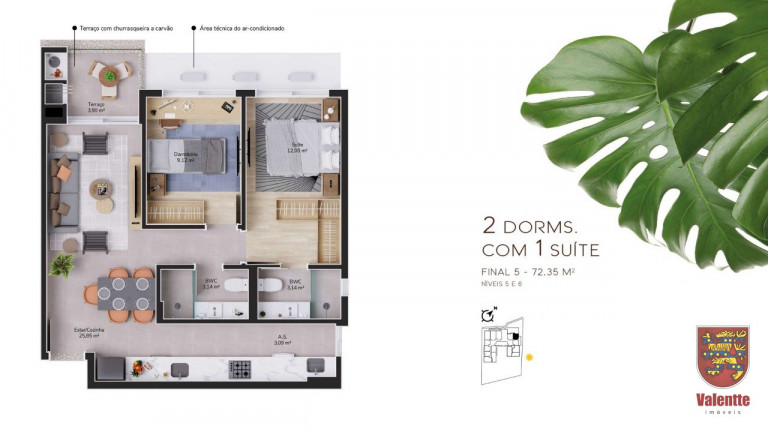 Imagem Apartamento com 2 Quartos à Venda, em Cacupé - Florianópolis Imagem Apartamento com 2 Quartos à Venda, em Cacupé - Florianópolis