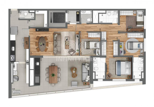 Imagem Apartamento com 4 Quartos à Venda, 158 m² em Brooklin Paulista - São Paulo Imagem Apartamento com 4 Quartos à Venda, 158 m² em Brooklin Paulista - São Paulo