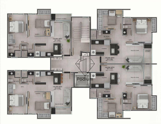 Imagem Apartamento com 2 Quartos à Venda, 55 m² em Bessa - João Pessoa Imagem Apartamento com 2 Quartos à Venda, 55 m² em Bessa - João Pessoa
