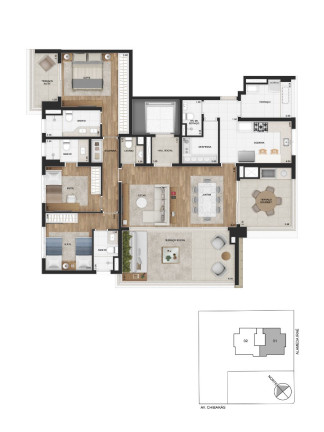 Imagem Apartamento com 3 Quartos à Venda, 157 m² em Moema - São Paulo Imagem Apartamento com 3 Quartos à Venda, 157 m² em Moema - São Paulo