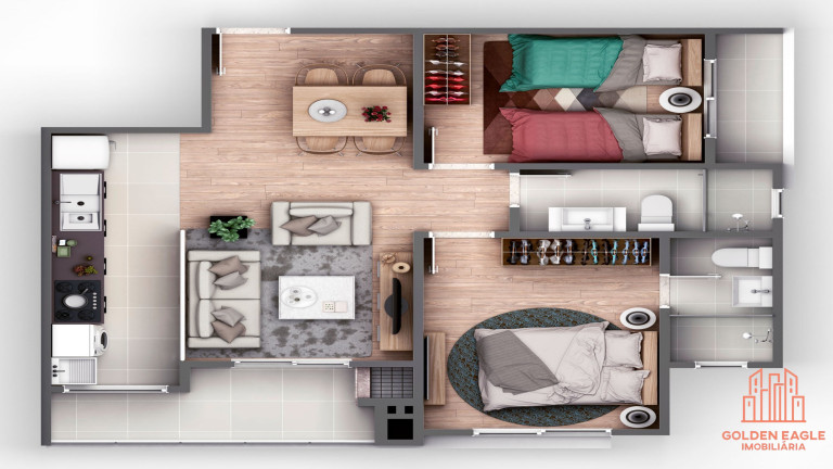Imagem Apartamento com 2 Quartos à Venda, 62 m² em Vila Operária - Itajaí Imagem Apartamento com 2 Quartos à Venda, 62 m² em Vila Operária - Itajaí