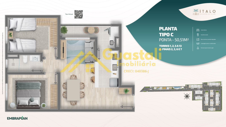 Imagem Apartamento com 2 Quartos à Venda, 49 m² em Jardim Abaeté - Piracicaba Imagem Apartamento com 2 Quartos à Venda, 49 m² em Jardim Abaeté - Piracicaba