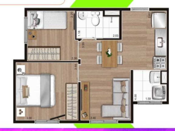 Imagem Apartamento com 2 Quartos à Venda, 35 m² em Mooca - São Paulo