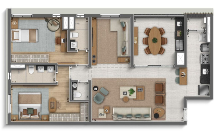 Imagem Apartamento com 3 Quartos à Venda, 159 m² em Perdizes - São Paulo Imagem Apartamento com 3 Quartos à Venda, 159 m² em Perdizes - São Paulo
