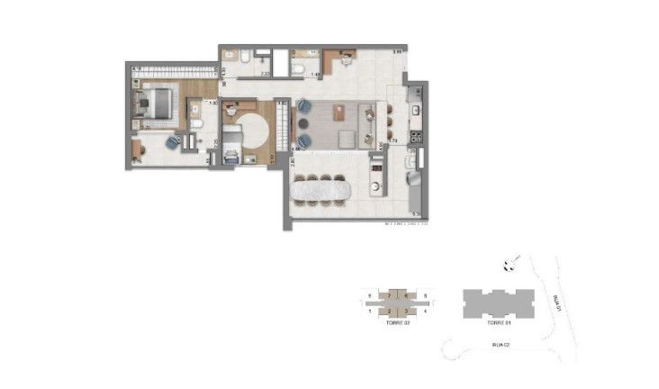 Imagem Imóvel com 2 Quartos à Venda, 94 m² em Brooklin - São Paulo Imagem Imóvel com 2 Quartos à Venda, 94 m² em Brooklin - São Paulo