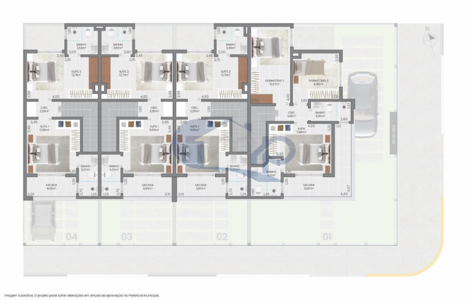 Imagem Sobrado com 2 Quartos à Venda, 85 m² em Morada Das Palmeiras - Torres