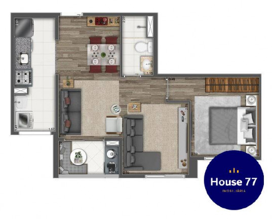 Imagem Apartamento com 2 Quartos à Venda, 55 m² em Vila Andrade - São Paulo Imagem Apartamento com 2 Quartos à Venda, 55 m² em Vila Andrade - São Paulo