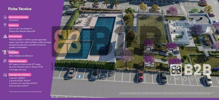 Imagem Apartamento com 2 Quartos à Venda, 39 m² em Parque Das Nações - Bauru Imagem Apartamento com 2 Quartos à Venda, 39 m² em Parque Das Nações - Bauru