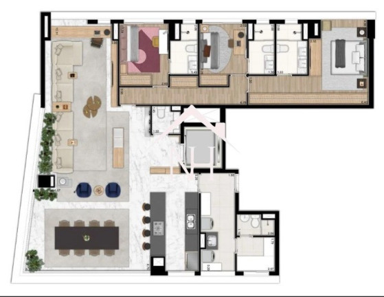 Imagem Apartamento com 4 Quartos à Venda, 185 m² em Itaim Bibi - São Paulo Imagem Apartamento com 4 Quartos à Venda, 185 m² em Itaim Bibi - São Paulo