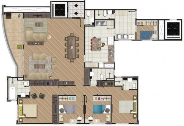 Imagem Imóvel com 4 Quartos à Venda, 179 m² em Mossunguê - Curitiba Imagem Imóvel com 4 Quartos à Venda, 179 m² em Mossunguê - Curitiba