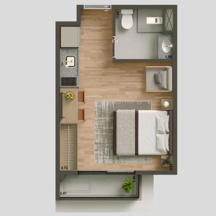 Imagem Imóvel com 1 Quarto à Venda, 28 m² em Pinheiros - São Paulo Imagem Imóvel com 1 Quarto à Venda, 28 m² em Pinheiros - São Paulo