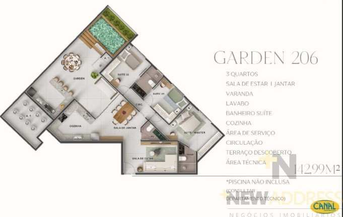 Imagem Apartamento com 3 Quartos à Venda, 142 m² em Jardim Da Penha - Vitória Imagem Apartamento com 3 Quartos à Venda, 142 m² em Jardim Da Penha - Vitória