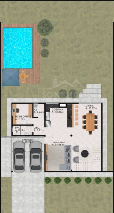 Imagem Casa com 3 Quartos à Venda, 236 m² em São João Do Rio Vermelho - Florianópolis