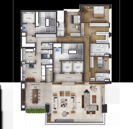 Imagem Apartamento com 4 Quartos à Venda, 303 m² em Itaim Bibi - São Paulo Imagem Apartamento com 4 Quartos à Venda, 303 m² em Itaim Bibi - São Paulo