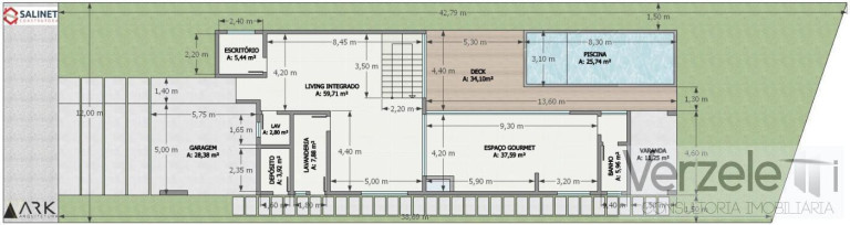 Imagem Casa com 3 Quartos à Venda, 327 m² em Jardim Dourado - Porto Belo