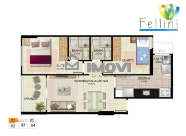 Imagem Apartamento com 2 Quartos à Venda, 85 m² em Praia De Itaparica - Vila Velha Imagem Apartamento com 2 Quartos à Venda, 85 m² em Praia De Itaparica - Vila Velha