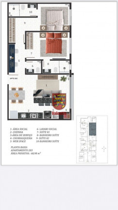 Imagem Apartamento com 2 Quartos à Venda, 114 m² em Ingleses - Florianópolis Imagem Apartamento com 2 Quartos à Venda, 114 m² em Ingleses - Florianópolis