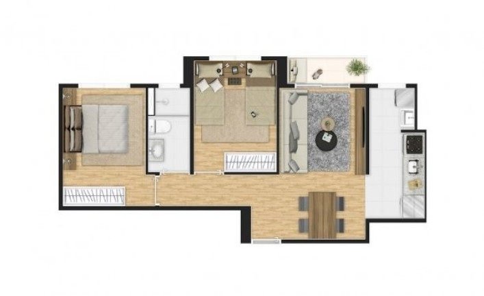 Imagem Imóvel com 2 Quartos à Venda, 48 m² em Santa Teresinha - São Bernardo Do Campo