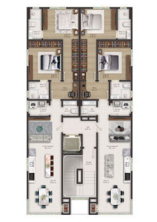 Imagem Apartamento com 2 Quartos à Venda, 97 m² em Perequê - Porto Belo