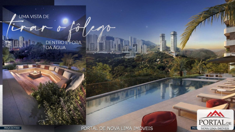 Imagem Apartamento com 3 Quartos à Venda, 114 m² em Vale Do Sereno - Nova Lima