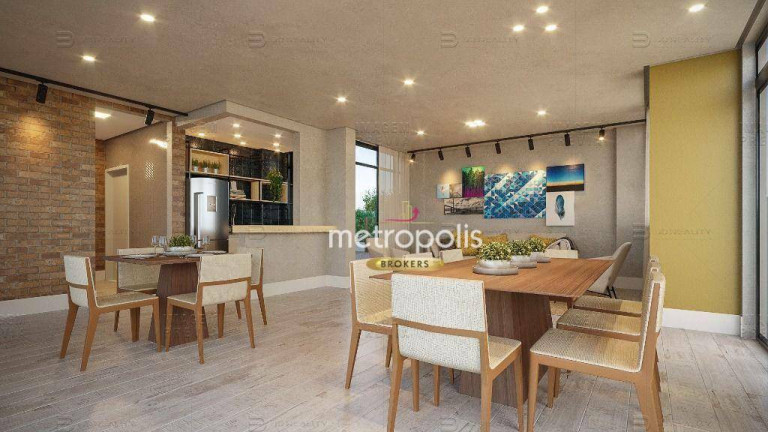 Apartamento com 2 Quartos à Venda, 61 m² em Jardim - Santo André