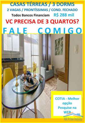 Imagem Casa de Condomínio com 3 Quartos à Venda, 110 m² em Chácara Tropical (caucaia Do Alto) - Cotia Imagem Casa de Condomínio com 3 Quartos à Venda, 110 m² em Chácara Tropical (caucaia Do Alto) - Cotia