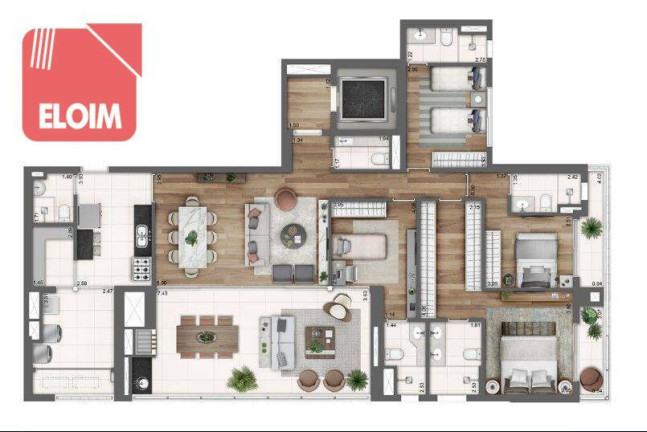 Apartamento com 4 Quartos à Venda, 191 m² em Perdizes - São Paulo