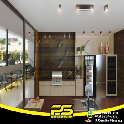 Apartamento com 1 Quarto à Venda, 54 m² em Cabo Branco - João Pessoa