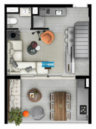 Imagem Apartamento com 1 Quarto à Venda, 60 m² em Pinheiros - São Paulo