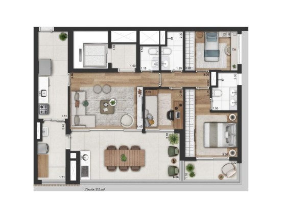 Imagem Apartamento com 2 Quartos à Venda, 111 m² em Vila Clementino - São Paulo
