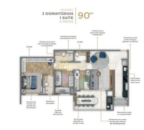 Imagem Apartamento com 2 Quartos à Venda, 90 m² em Jardim - Santo André Imagem Apartamento com 2 Quartos à Venda, 90 m² em Jardim - Santo André