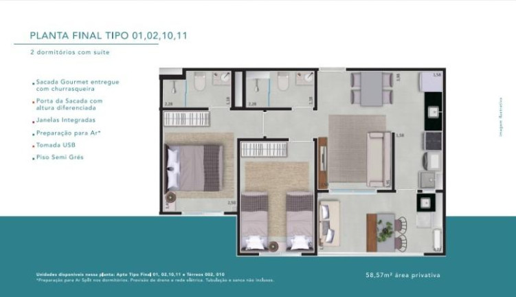 Imagem Apartamento à Venda, em Quintas De São José - Ribeirão Preto Imagem Apartamento à Venda, em Quintas De São José - Ribeirão Preto