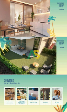 Imagem Flat com 1 Quarto à Venda, 32 m² em Praia Dos Carneiros - Tamandaré Imagem Flat com 1 Quarto à Venda, 32 m² em Praia Dos Carneiros - Tamandaré
