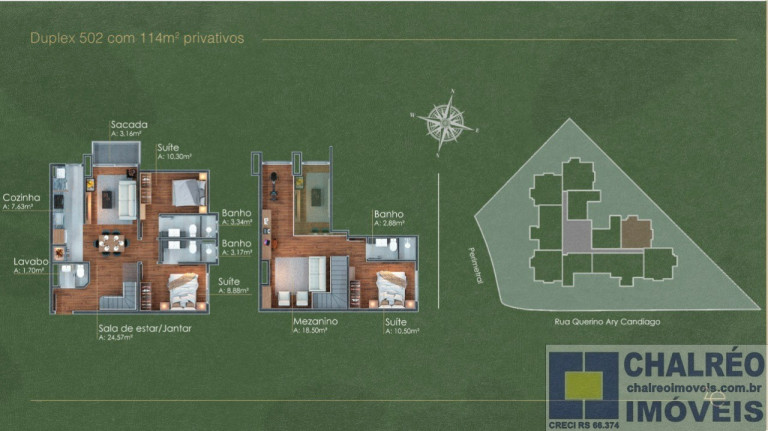 Imagem Imóvel com 3 Quartos à Venda, 115 m² em Candiago - Gramado